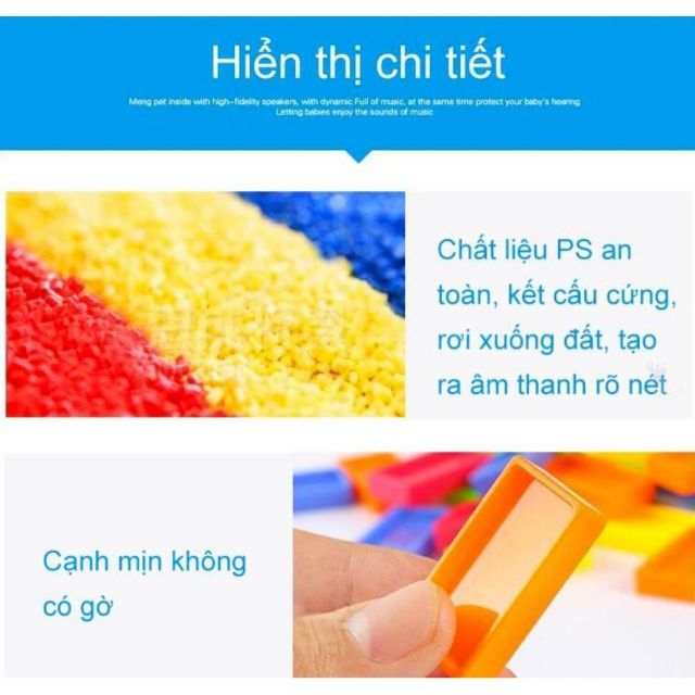 Xe lửa DOMINO thông mình cho bé