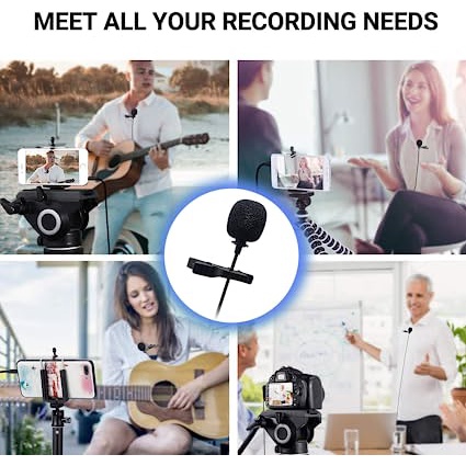 MCOPLUS MICRO ĐA HƯỚNG CHUYÊN NGHIỆP LVD600 KẸP TRÊN VE ÁO NGOÀI 3,5 MM DÀNH CHO ĐIỆN THOẠI THÔNG MINH DSLR MÁY ẢNH/ PC