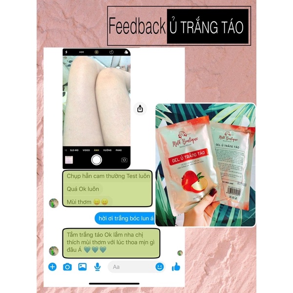 GEL Ủ TRẮNG BODY TÁO, Ủ TRẮNG TOÀN THÂN