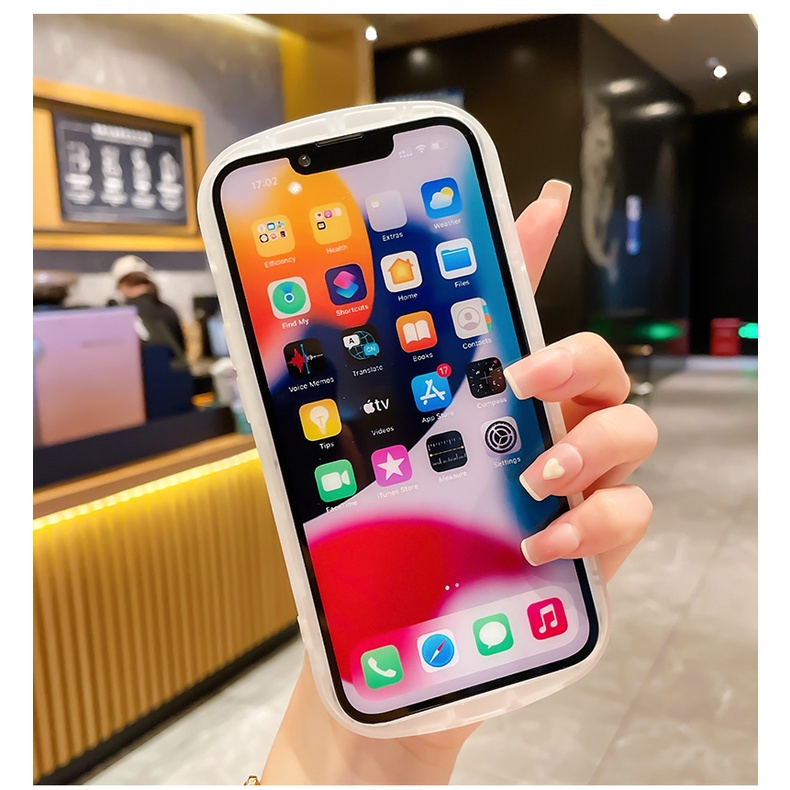 Ốp điện thoại Koosuk TPU trong suốt mặt bầu dục cho OPPO A7 A5S A12 A12S A11K F9 Pro A5 A3S A12E