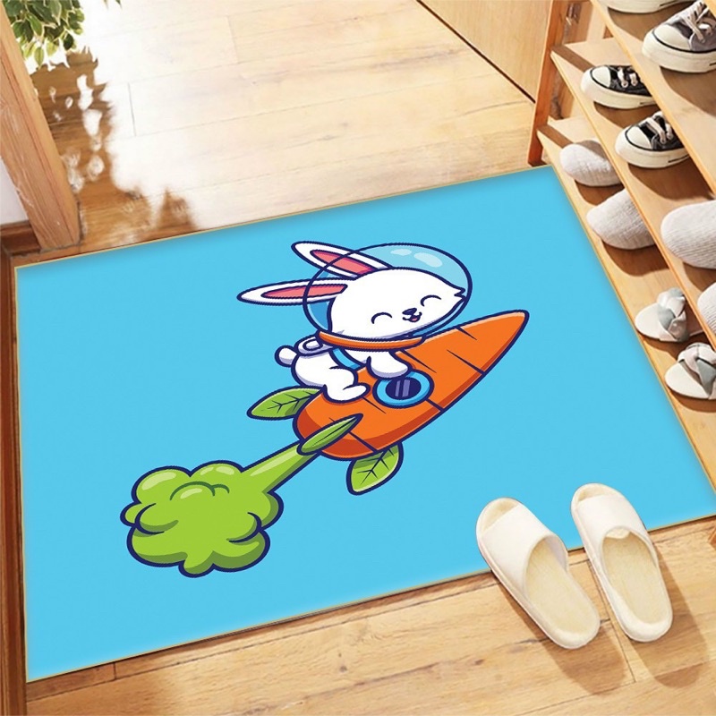 Thảm Lau Chân 3 lớp phòng tắm chùi chân siêu thấm hút nước có hạt cao su chống trượt siêu dày 2023