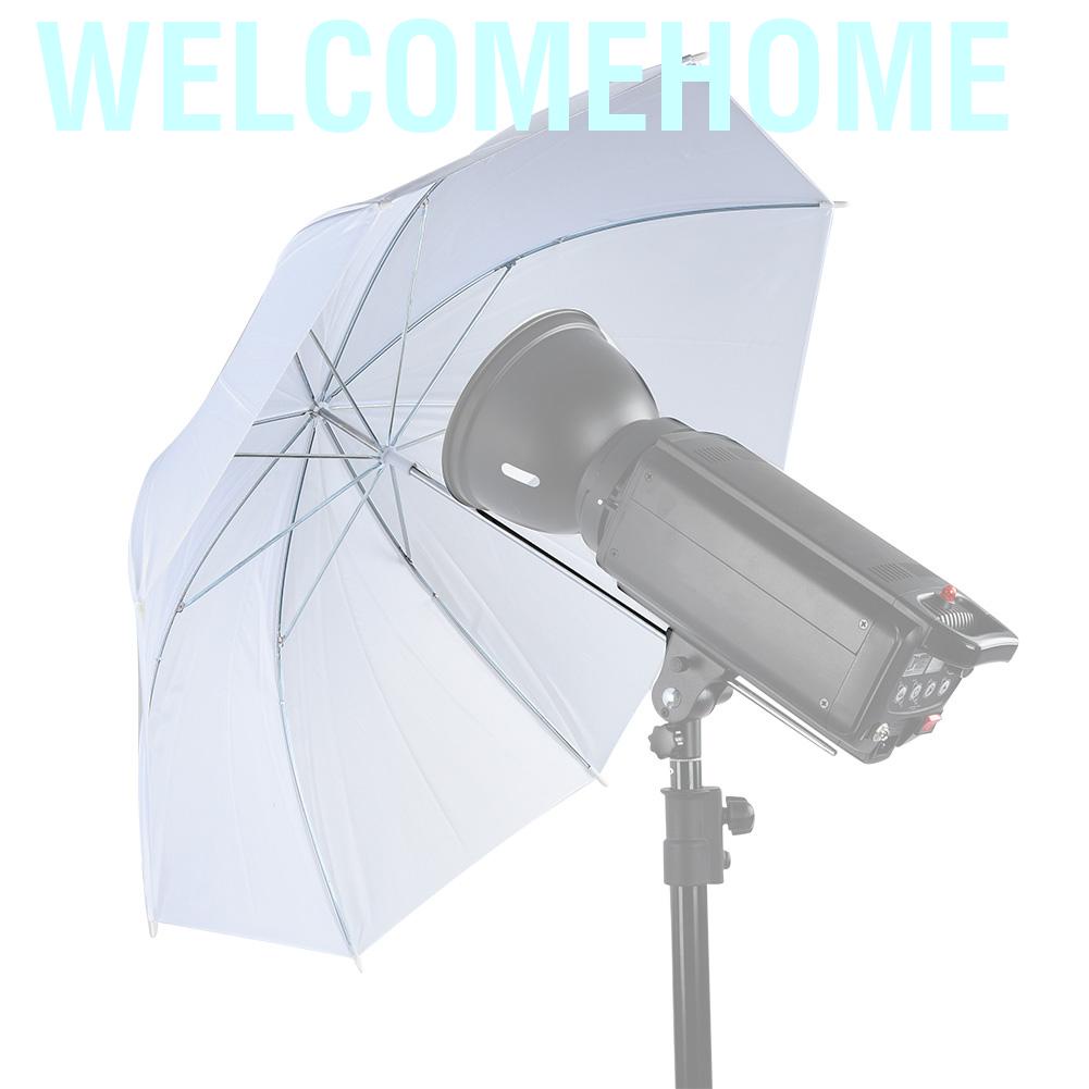 Welcomehome Translucent Umbrella 33 Inch Studio Flash Light Diffuser Softlight White Soft