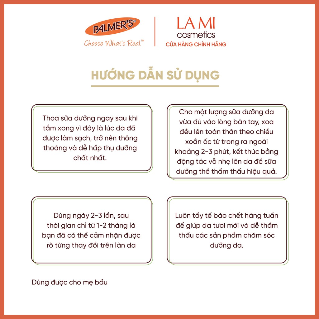 Sữa dưỡng thể dưỡng mềm da Olive Palmer's 250ml