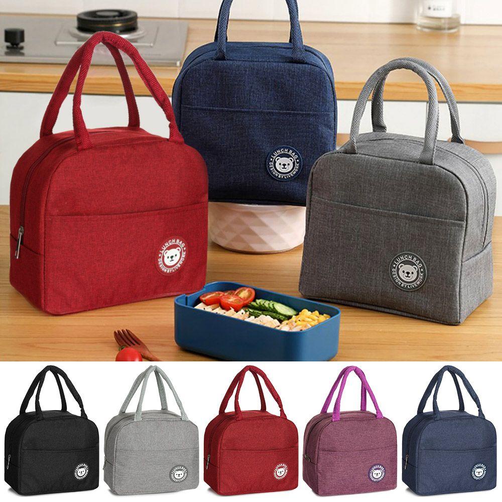 Túi Tote Giữ Nhiệt Đựng Hộp Cơm Trưa Thiết Kế Nhỏ Gọn 1 #