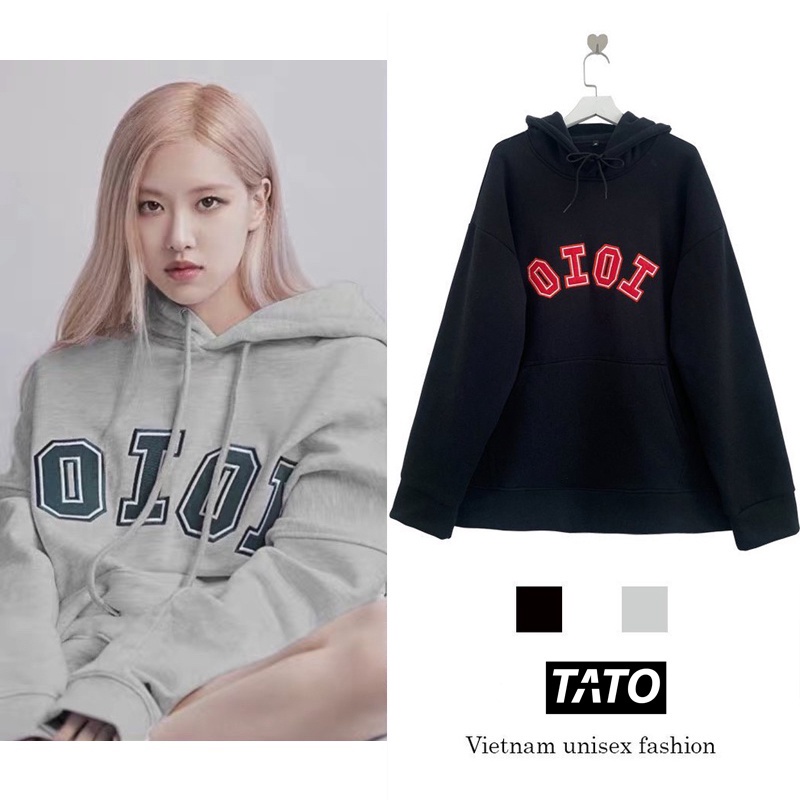 Áo Hoodie Nỉ Bông Có Mũ 2 Lớp OiOi Form Rộng Nam Nữ MYS Unisex
