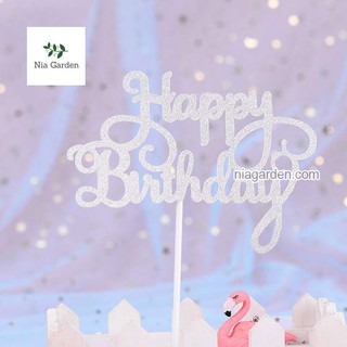 Bảng que cắm chúc mừng sinh nhật Happy Birthday (PKTC)