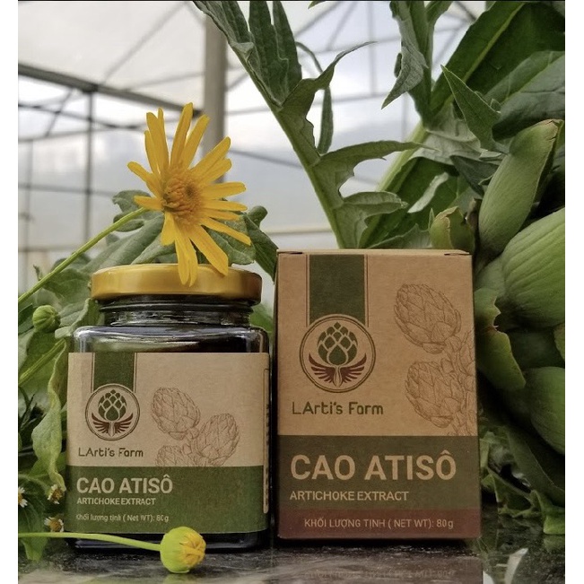 Cao Atiso Đà Lạt Nguyên Chất Hũ Thủy Tinh - Lợi Gan, Lợi Mật, Chống Mất Ngủ, Chống Lão Hóa Da Hiệu Quả