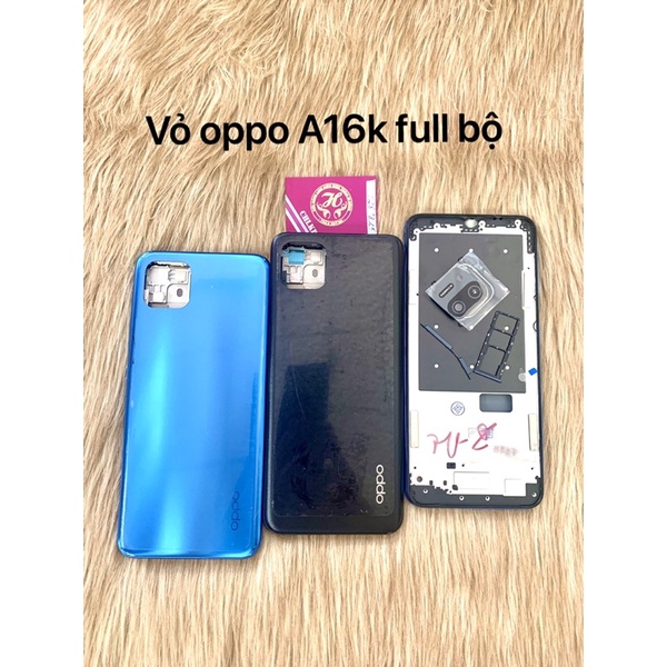 vỏ oppo A16k full bộ (như hình)