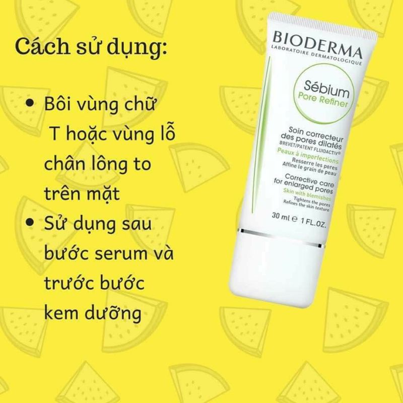 KEM SE KHÍT LỖ CHÂN LÔNG BIODERMA 30ml