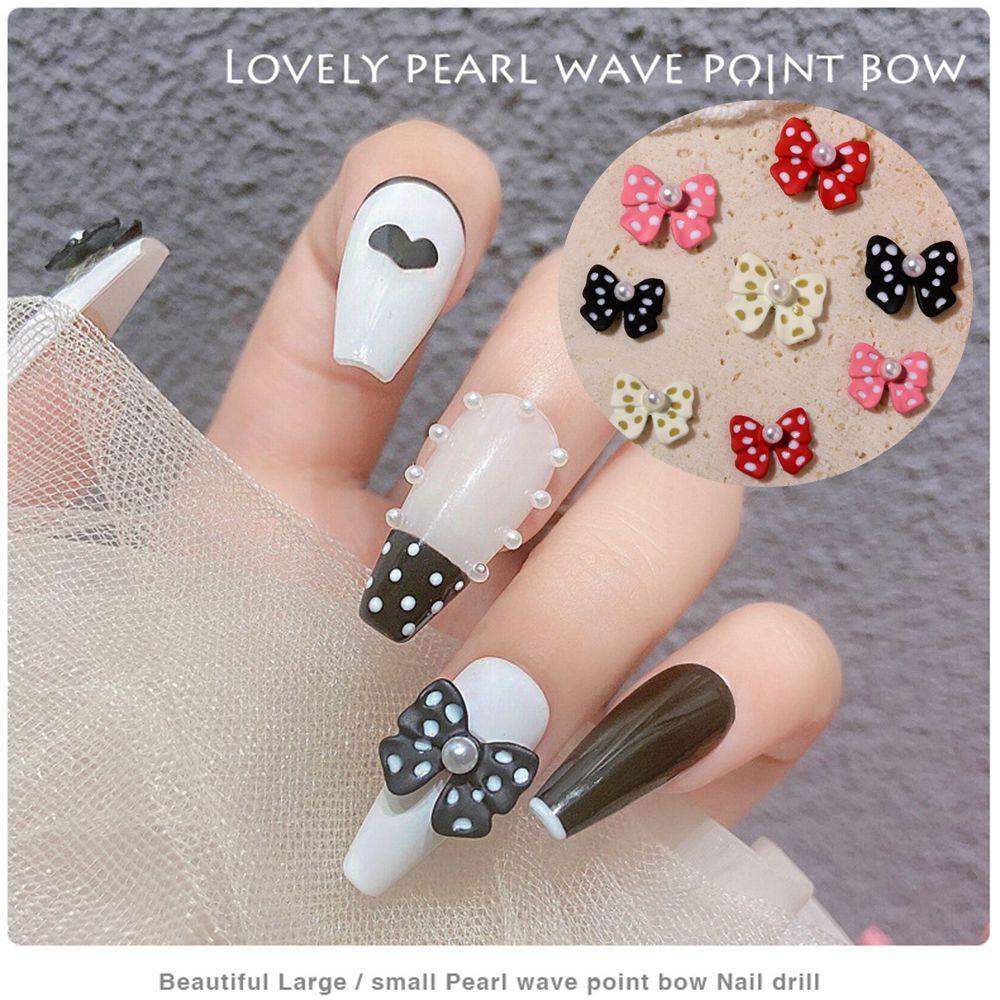 WATTLE Phụ Kiện Trang Trí Móng Tay 3D DIY Xinh Xắn