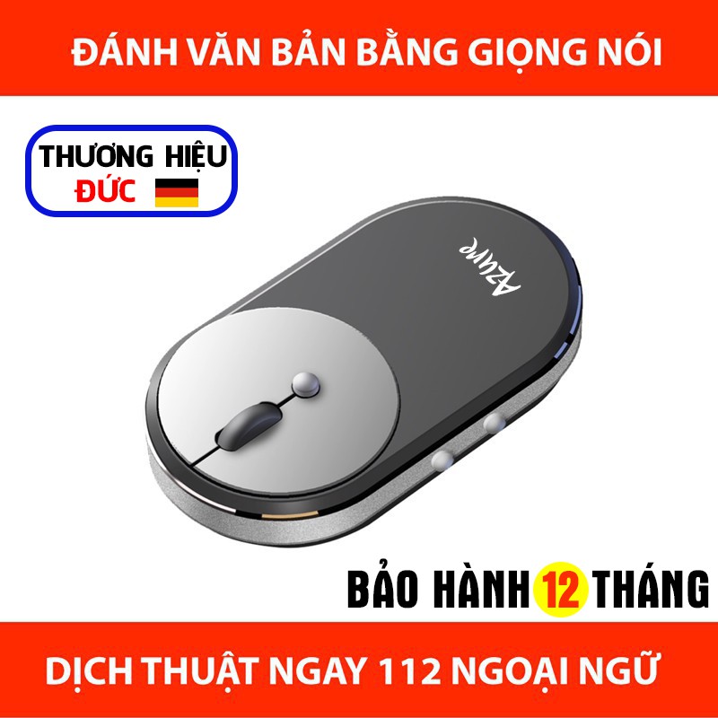 CHUỘT THÔNG MINH AI AZURE - ĐÁNH VĂN BẢN DỊCH THUẬT TỪ GIỌNG NÓI BẰNG 112 NGÔN NGỮ - Pin Sạc