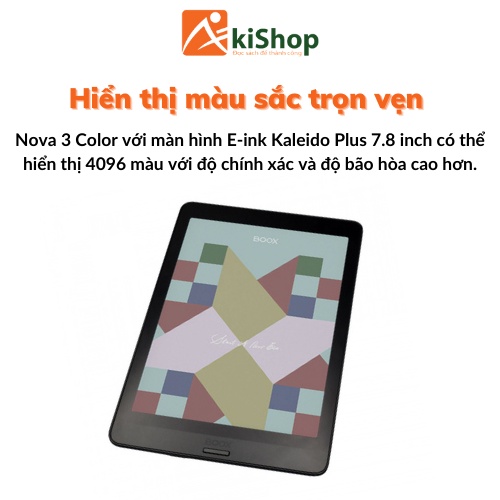 Máy đọc sách Eink màu cao cấp Boox Nova 3 Color 32 GB