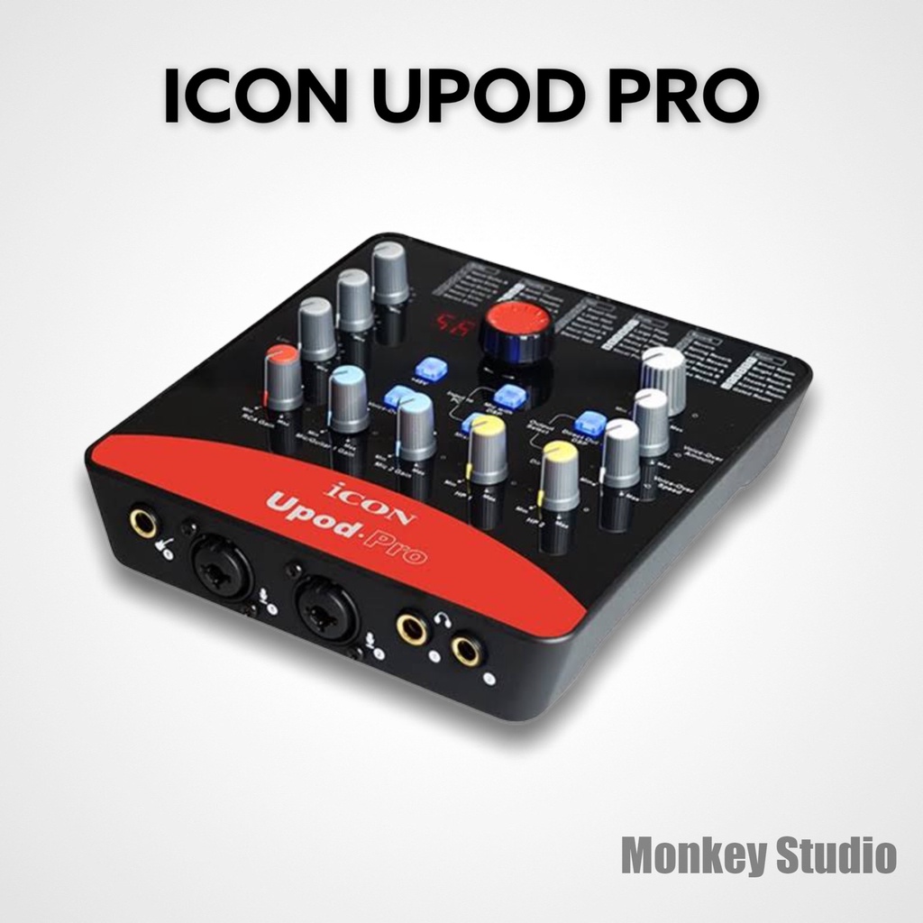 Bộ Combo Mic Thu Âm Hát Livestream Soundcard ICON UPOD PRO &amp; Mic TAKSTAR PC K200 ⚡BH 1 NĂM⚡ Thu Âm Điện Thoại Máy Tính