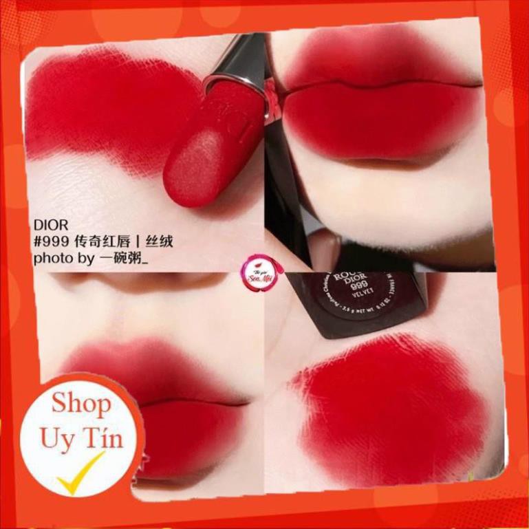 Son Dior Velvet 999 l Đỏ Tươi MỚI NHẤT hành chính hãng