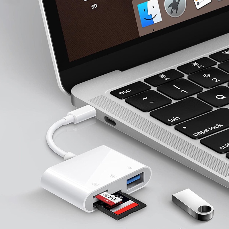 Đầu Đọc Thẻ Nhớ SD / Micro SD / Micro SD Cho Ipad Pro / samsung Galaxy S10 / S9 xiaomi