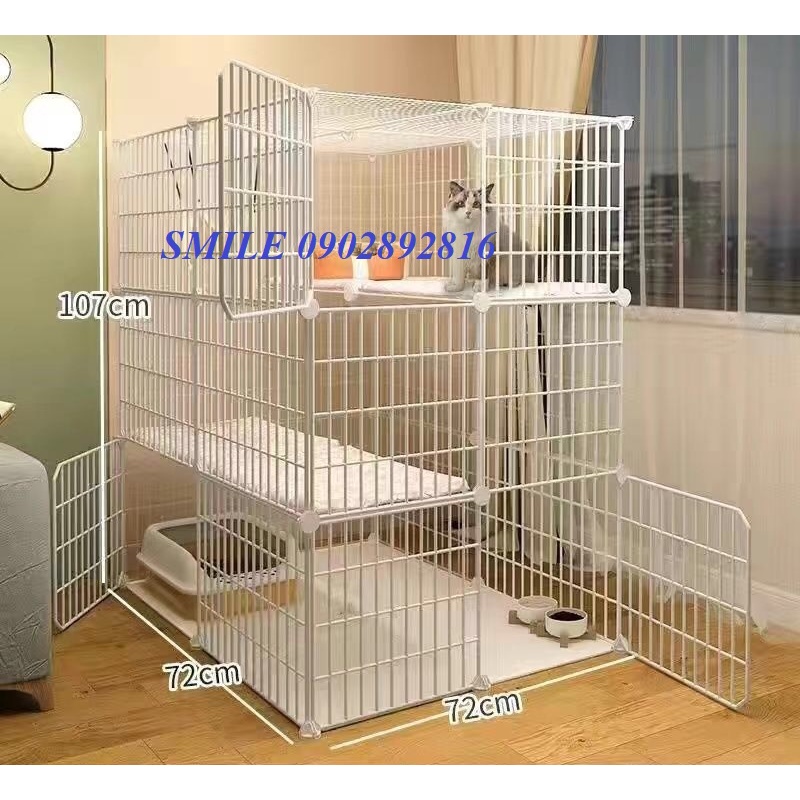 TẶNG MÓC CHUỒNG COMBO CHUỒNG, LỒNG LƯỚI THÉP BIGSIZE CHO CHÓ MÈO THÚ CƯNG ĐA NĂNG
