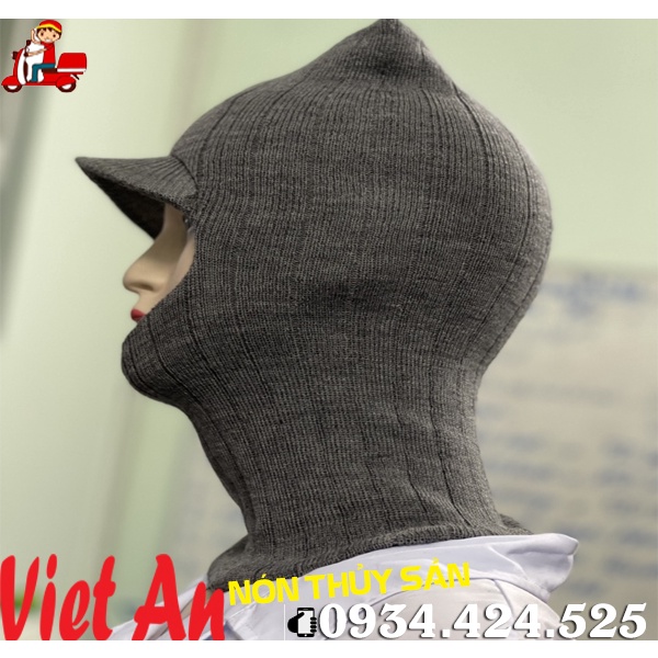 NÓN LEN KHO LẠNH XÁM ĐẬM _ HÌNH CHỤP THẬT