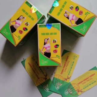 Combo 3 hộp giảm cân sơn mai vip nang 90 viên tang kem tan mo