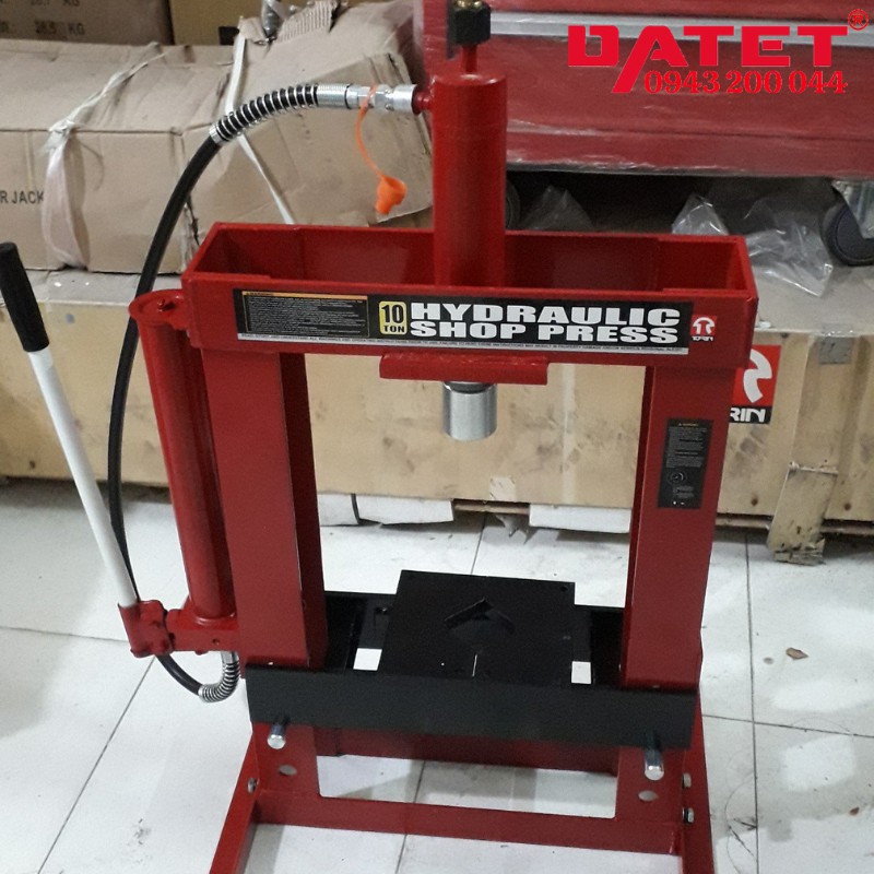 Máy ép thủy lực 10 tấn "có đồng hồ" Torin TY10003