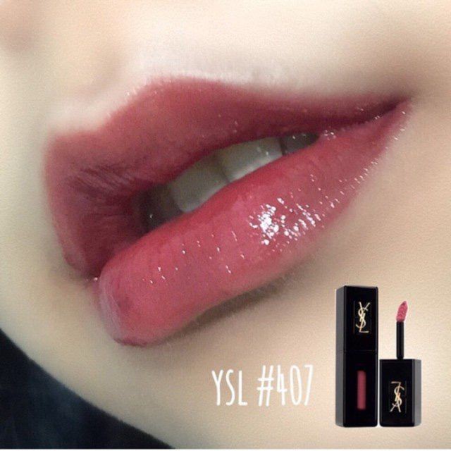 SON YSL VINYL MÀU 407 Son kem