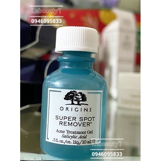 (hàng mỹ bill mỹ 🇺🇸)Chấm mụn siêu hịn Origins Super Spot Remover acne treatment gel 10ml
