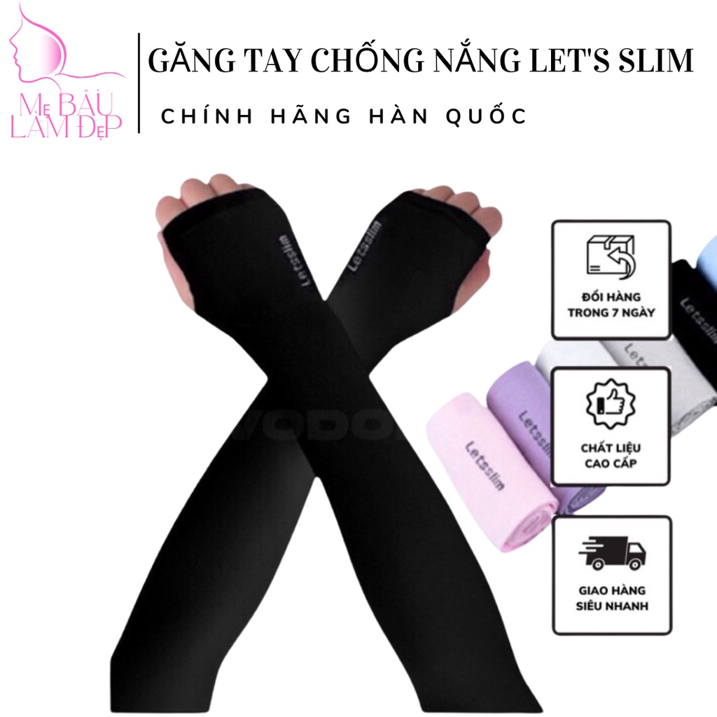 Găng tay chống nắng Let's Slim - Azila - Chất liệu sợi Aqua ngừa tia UV 99,9% (Giao màu ngẫu nhiên)