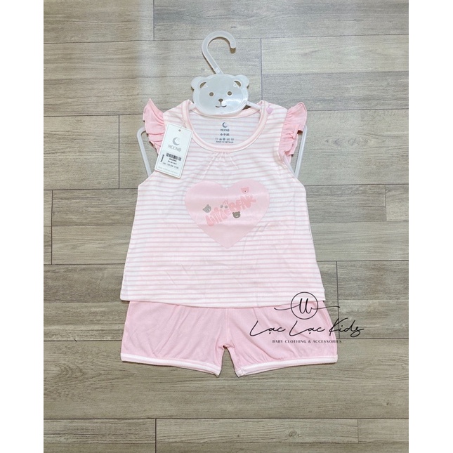 MOON Bộ  ba lỗ moon chất petit cho bé trai/bé gái