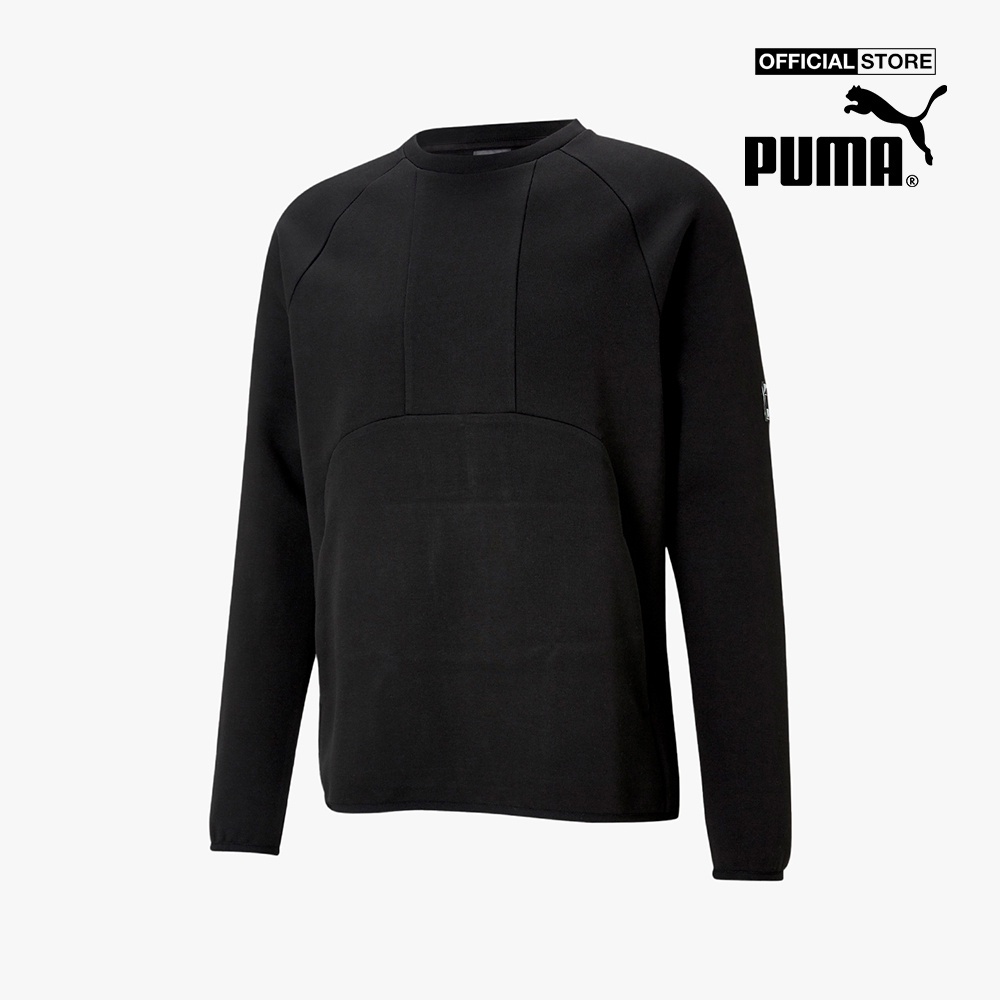 PUMA - Áo sweatshirt nam tay dài Dime Crew-530548-01