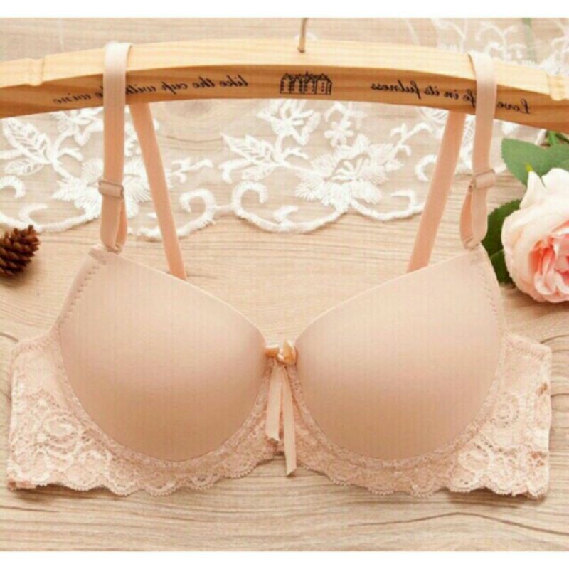 Áo Lót Đệm Dày Nâng Ngực Phối Ren 915