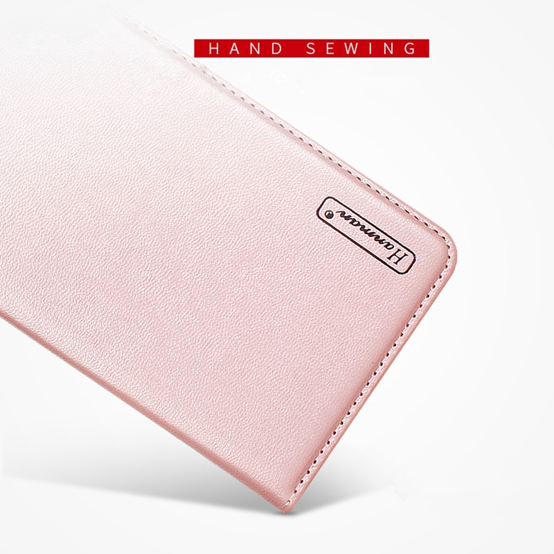 Samsung Note 10 Plus Hanman Luxury Leather Case Galaxy S10 5G Note 9 Note 8 Card Holder Stand Case with Lanyard | BigBuy360 - bigbuy360.vn