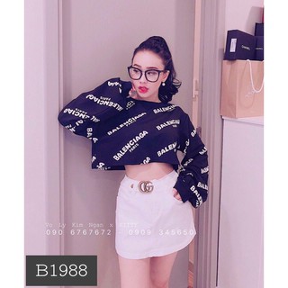 Áo Croptop Balenciaga cực sporty 🌟🌟🌟