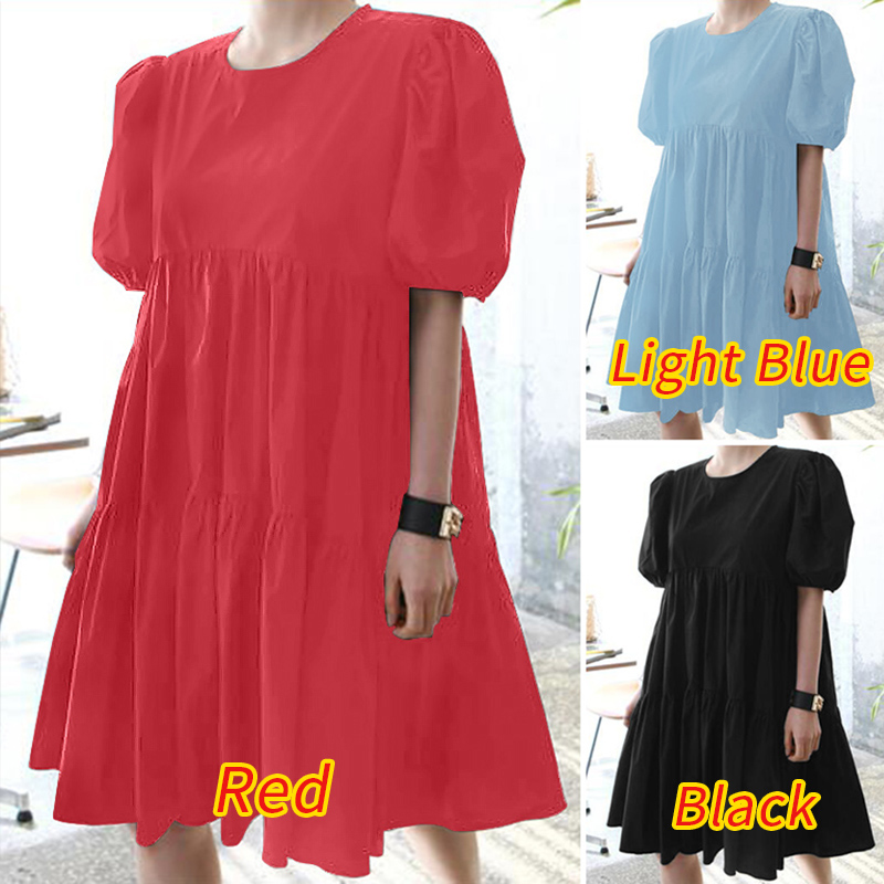 Đầm Nữ Zanzea Tay Ngắn Kiểu Dáng Thời Trang Quyến Rũ