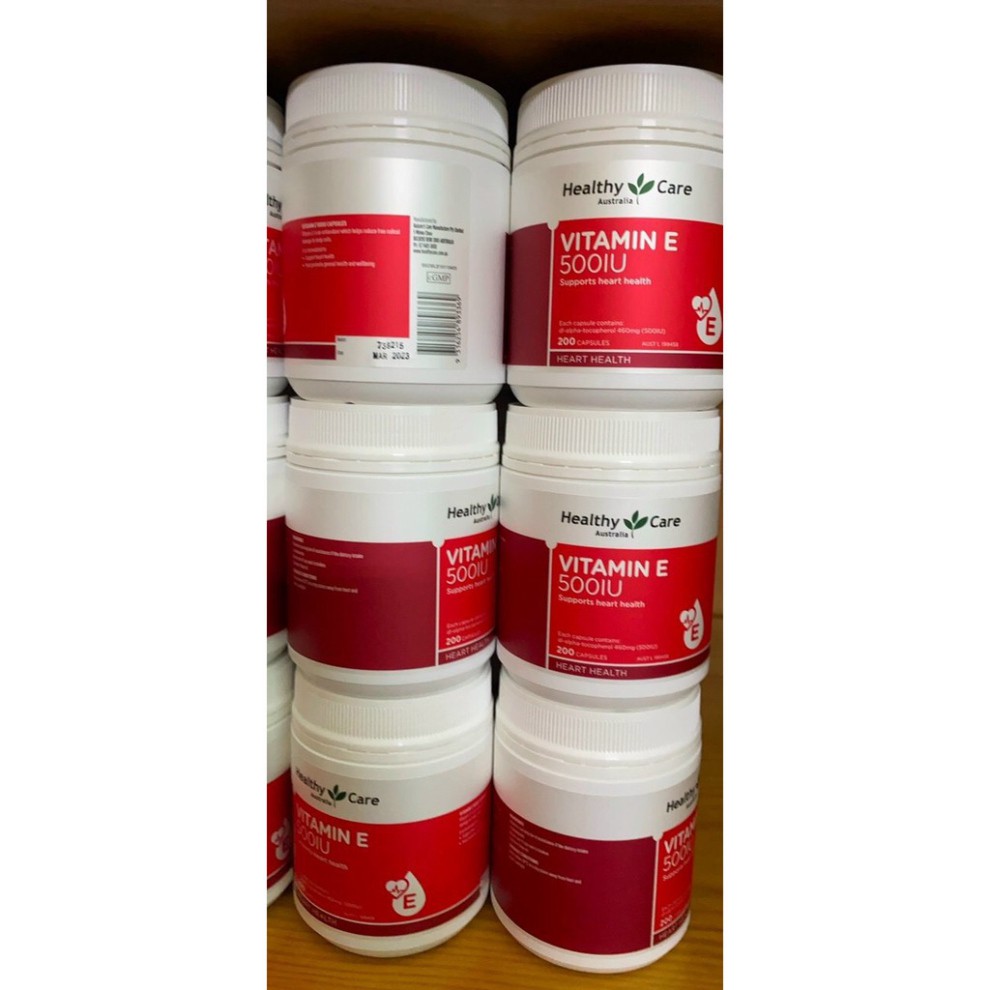 Vitamin E Heathycare 200 viên Úc date mới nhất