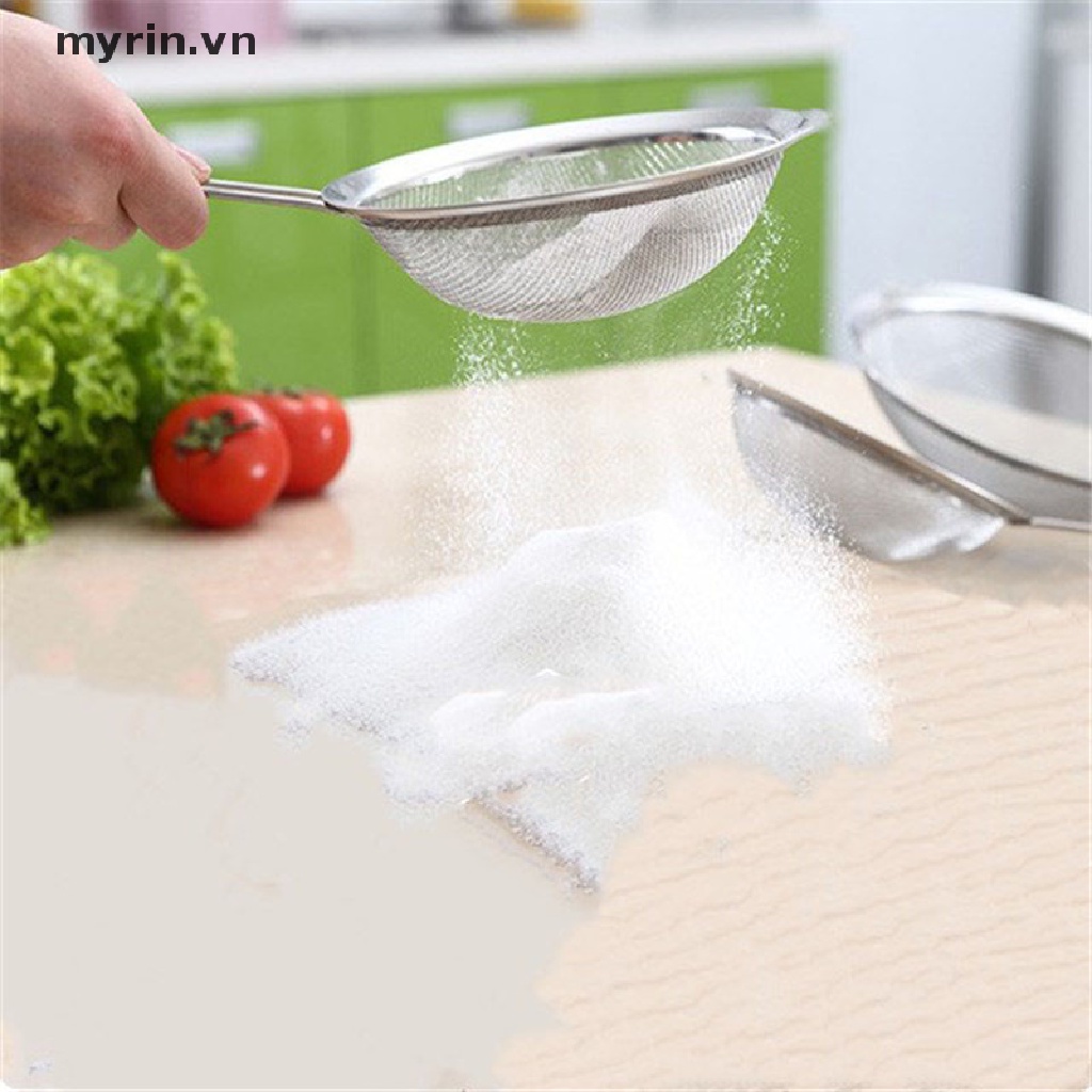 Dụng Cụ Rây Bột Làm Đồ Chiên Có Lưới Lọc Dầu Tiện Dụng