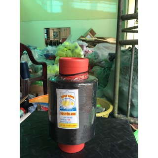 Chỉ tơ vắt sổ ống 1kg-màu đen