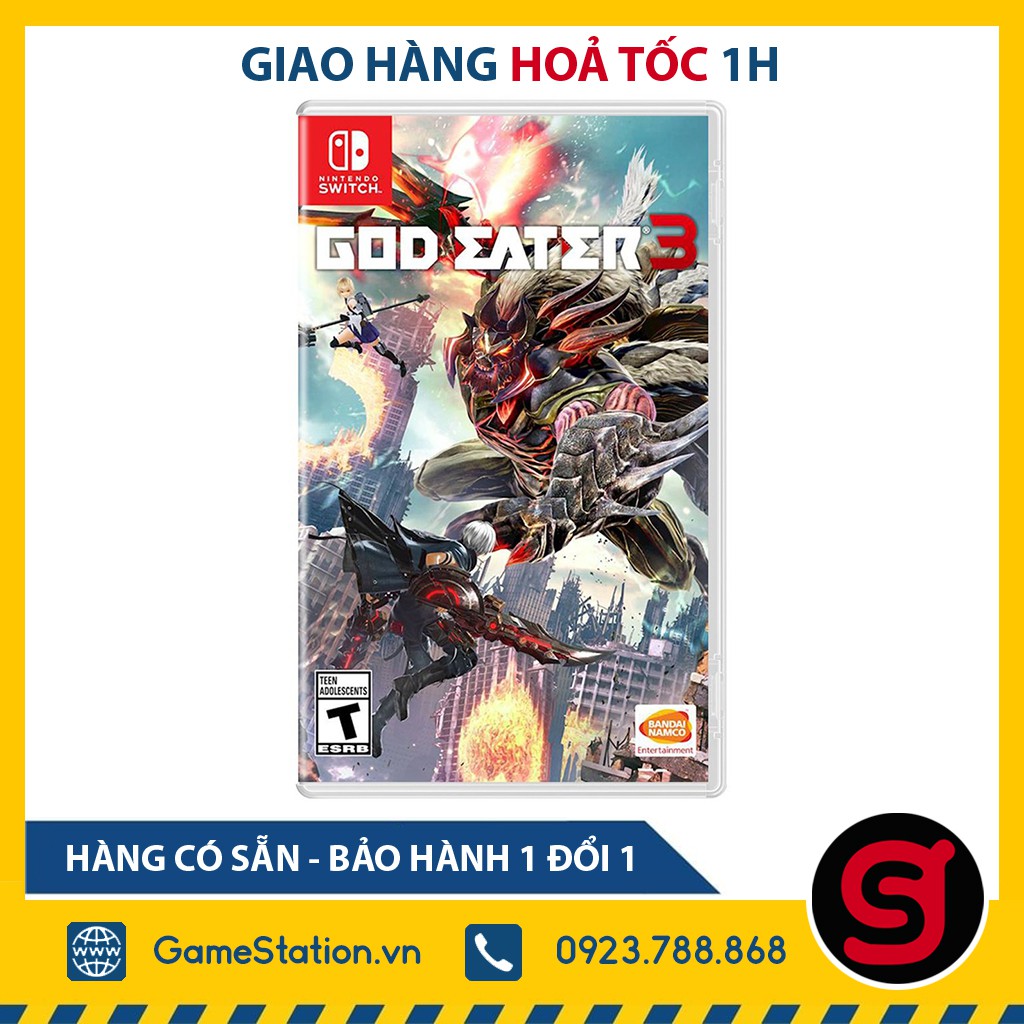 [Mã 159ELSALE hoàn 7% xu đơn 300K] Game God Eater 3 - Cho Máy Nintendo Switch