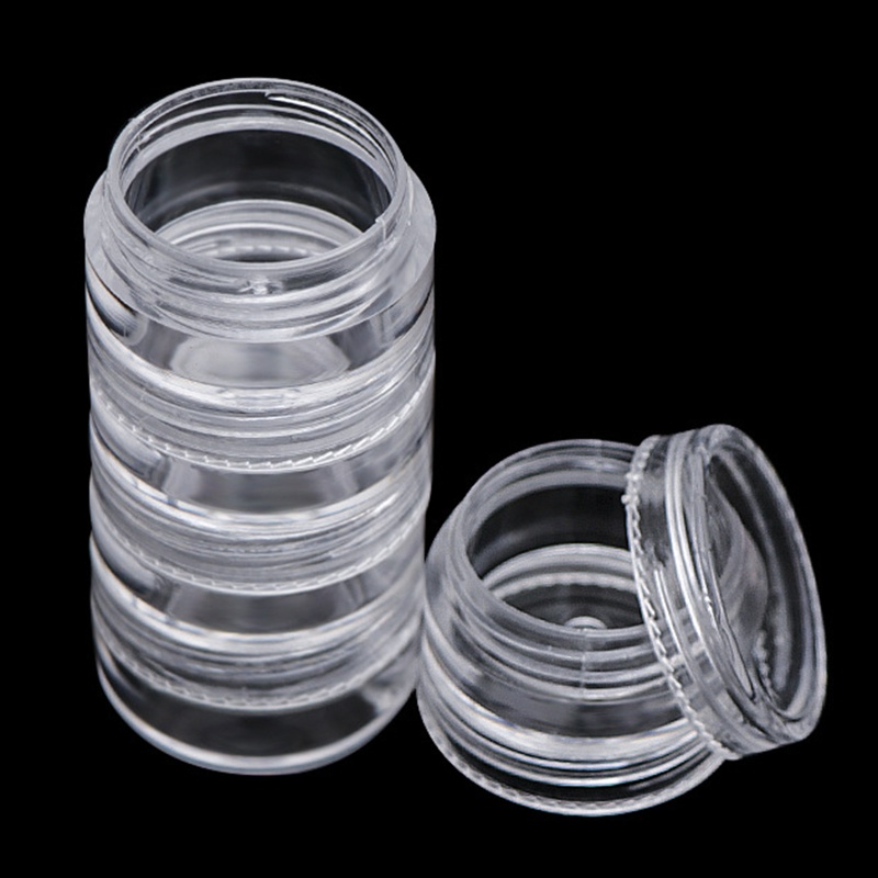 Hộp Nhựa Trong Suốt Đựng Phụ Kiện Làm Móng Nghệ Thuật Tiện Dụng