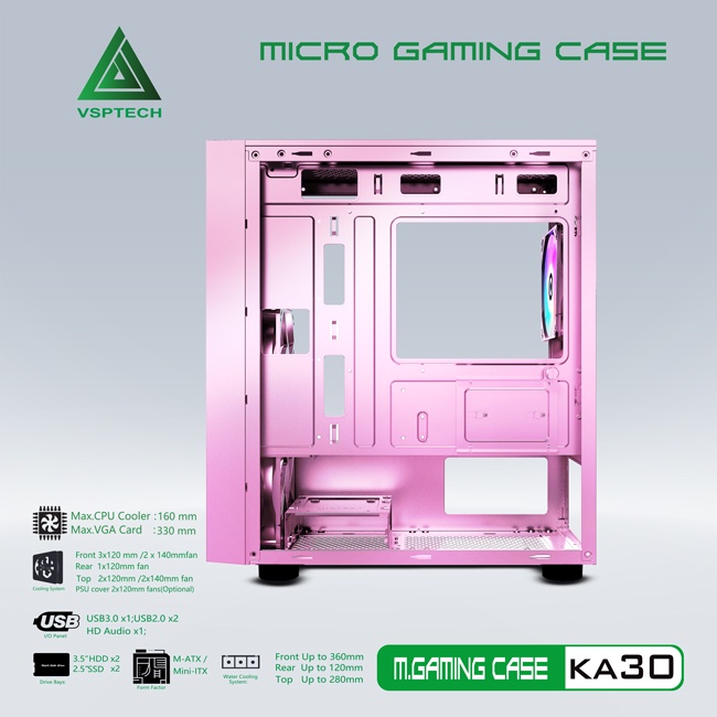 Vỏ Case VSP KA30 PINK