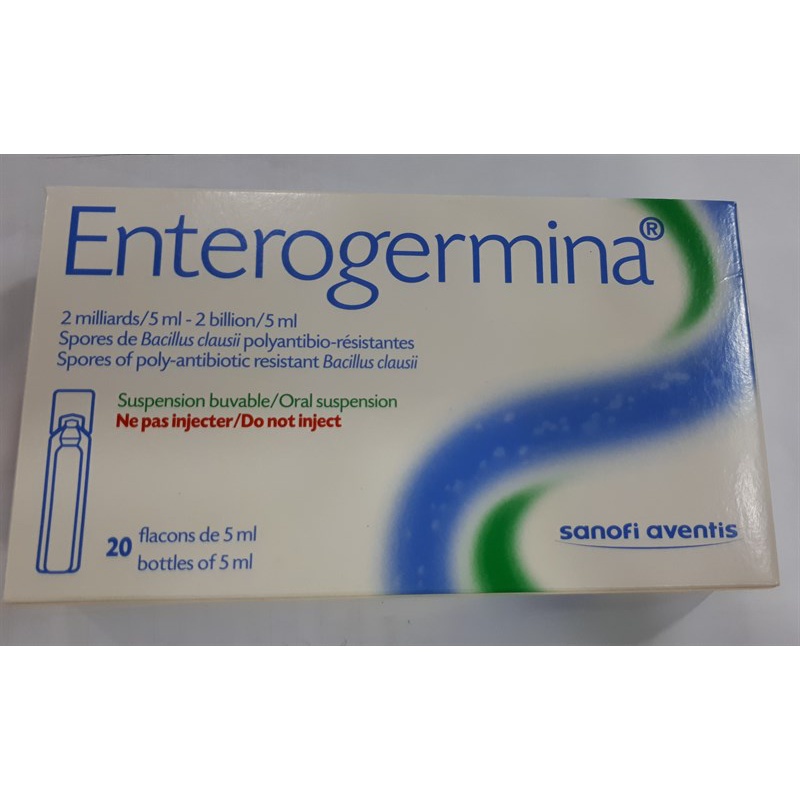 ENTEROGERMINA hộp 20 ống men tiêu hóa / men vi sinh đường ruột