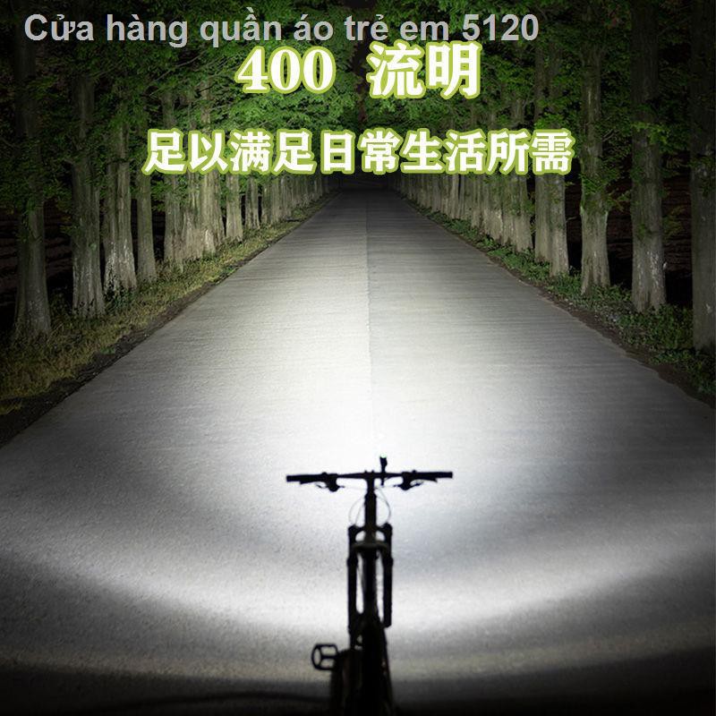 đèn xe đạp ban đêm đi du lịch có thể sạc lại leo núi không thấm nước ánh sáng siêu chói nhấp nháy trước