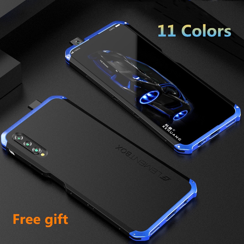 Ốp điện thoại PC cứng viền kim loại chống sốc cho OPPO RENO 2 RENO 10X ZOOM OPPO RENO2 RENO10X