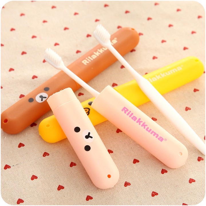 HỘP ĐỰNG BÀN CHẢI ĐÁNH RĂNG DU LỊCH HÌNH GẤU THỎ MÈO KITTY DOREMON ... SIÊU XINH