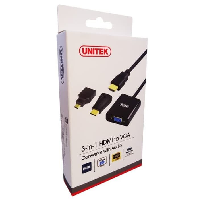 Bộ Chuyển Đổi Hdmi Sang Vga & Micro Hdmi Unitek Y6355