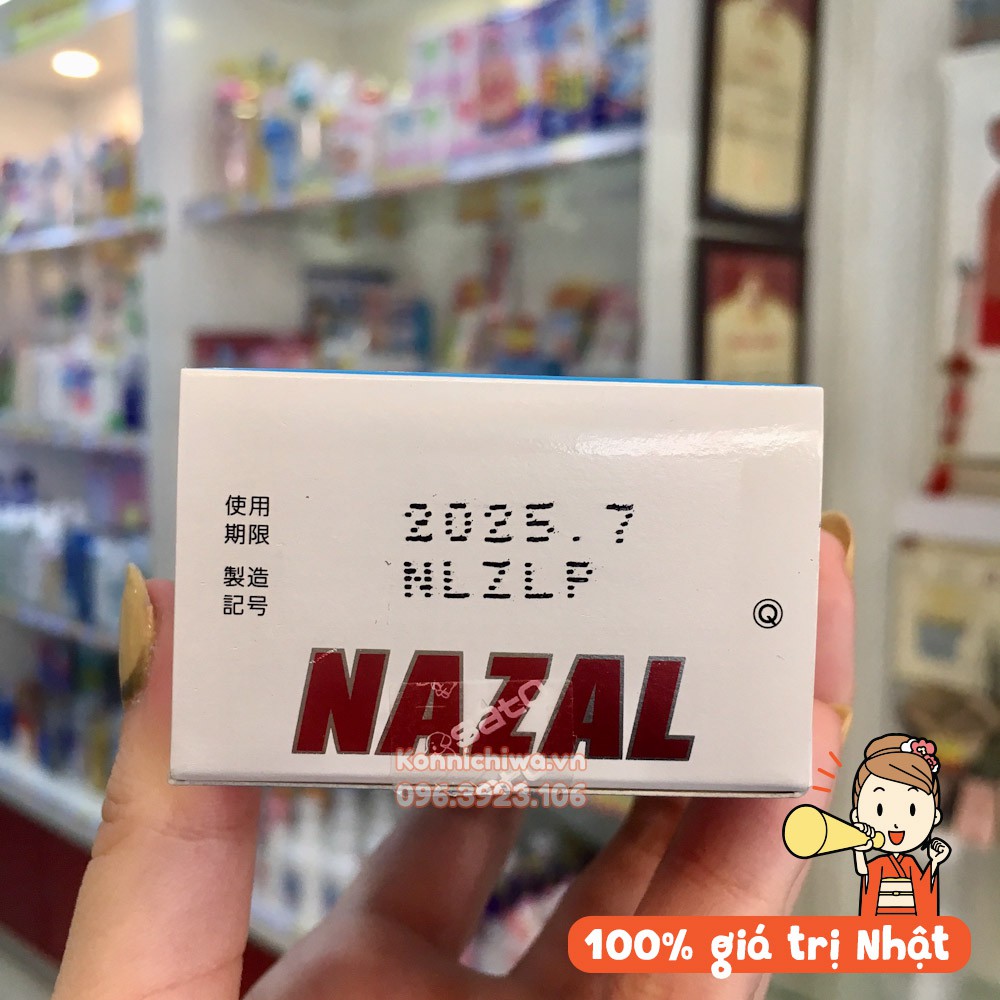 Xịt mũi Sato NAZAL Nhật Bản 30ml | Xịt giảm nghẹt mũi, sổ mũi, viêm xoang cho trẻ từ 7 tuổi và người lớn