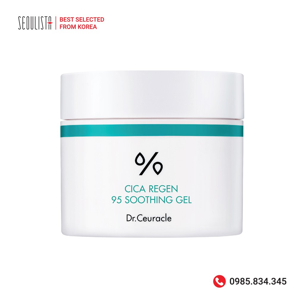 Kem dưỡng làm dịu dạng gel DR.CEURACLE Cica Regen 95 Soothing Gel