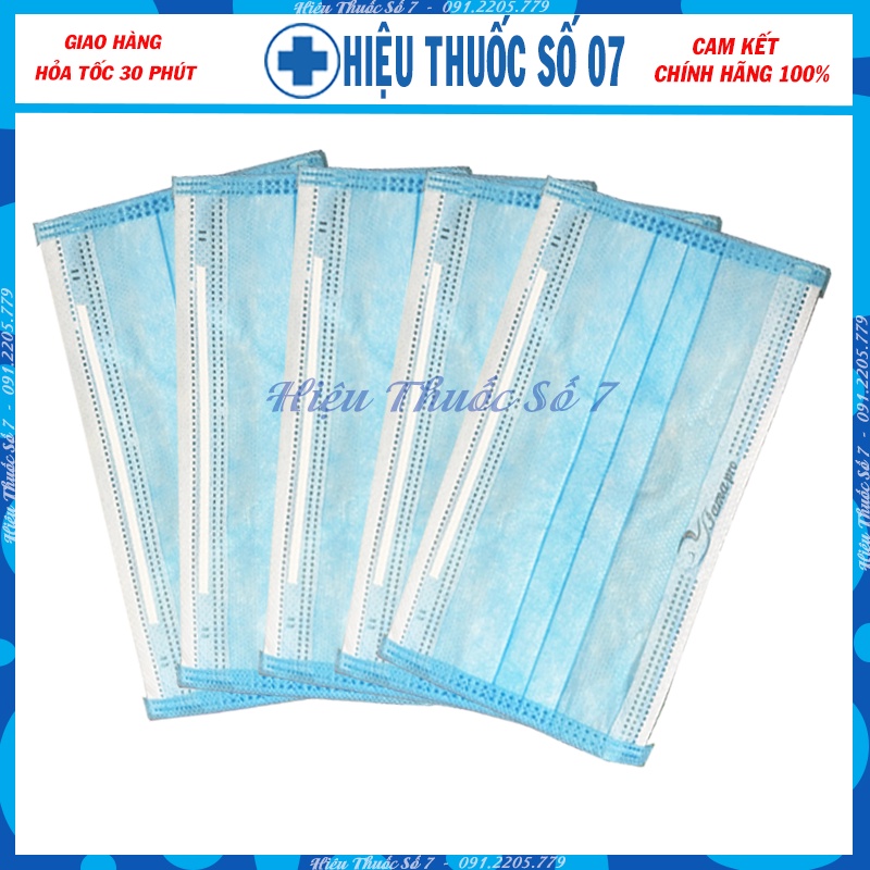 Combo 5 cái khẩu trang y tế 4 lớp Famapro kháng khuẩn, chống bụi, tia UV, mềm mịn không gây dị ứng (Tiêu chuẩn CE, FDA)