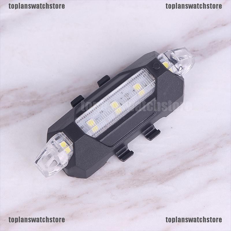 Đèn Led 5 Bóng Sạc Usb Gắn Đuôi Xe Đạp An Toàn
