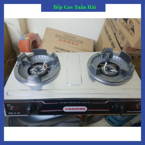 Bộ Bếp Gas Đôi Bán Công Nghiệp Đầy Đủ Van Dây Cao Cấp