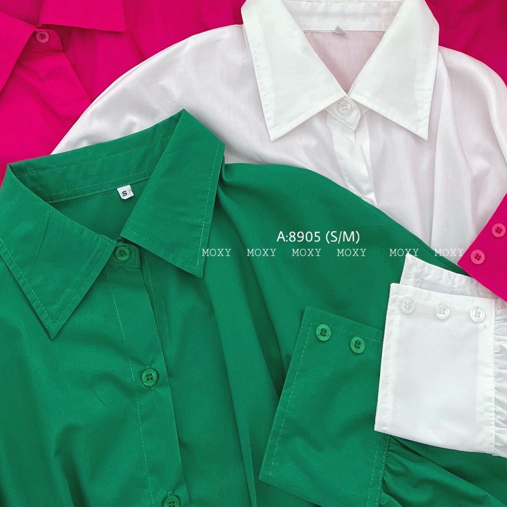 SP008905-Áo somi form dài