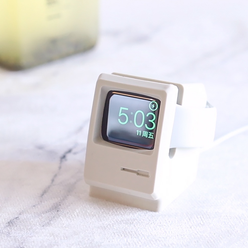 Dock Sạc Để Bàn Phong Cách Retro Cho Đồng Hồ Apple Watch Series 1 / 2 38mm 42mm